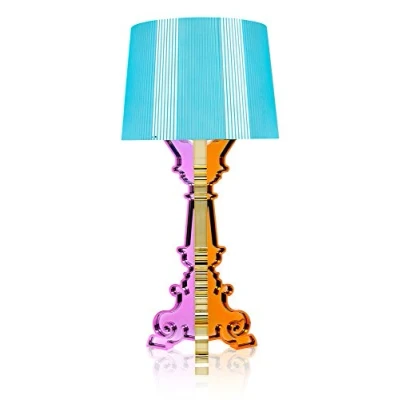 Imagen de Kartell Bourgie, Lámpara de mesa con regulador intensidad, Regulable, Azul