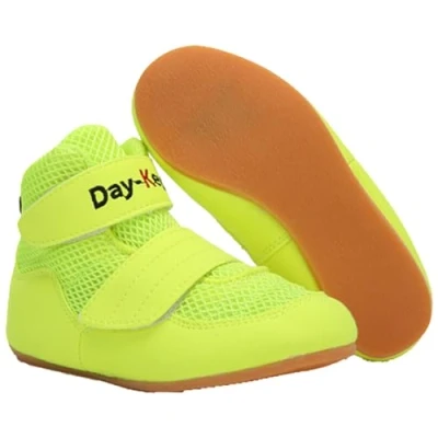 Imagen de Zeihyeurus Zapatos De Lucha Juvenil,Core Botas Lucha,Zapatos Boxeo Unisex NiñOs,Liviablesy Transpirables,Superior Malla Transpirable,para NiñOs,Junior,Unisex