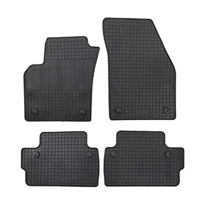 Imagen de AutoStyle CK RVO01 Juego de alfombrillas suelo caucho macizo delante y detrás 4 negro VOLVO: C30