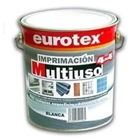 Imagen de Imprimación Multiusos al agua antes de pintar Eurotex 4 litros l Color Blanco