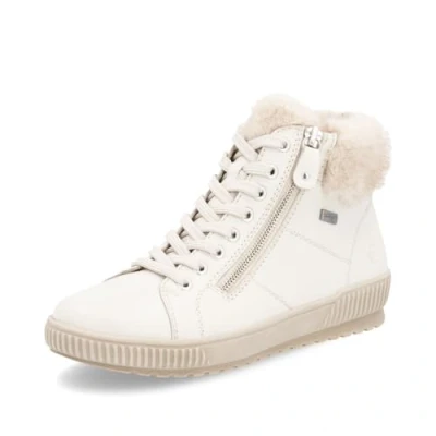 Imagen de Remonte RemonteTEX D0780 Zapatillas altas para mujer, con plantilla suelta, impermeable, Blanco 80., 38 EU