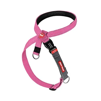 Imagen de EzyDog Arnés antitirones para perros pequeños, medianos y grandes, accesorios de entrenamiento perros, reflectante, tamaño ajustable (XS, rosa)
