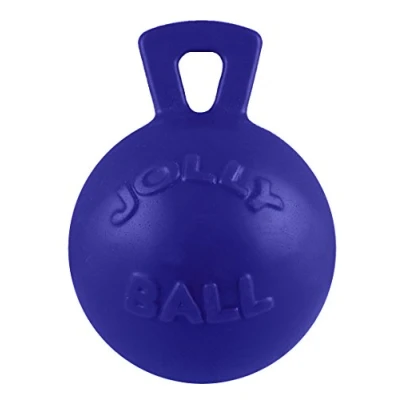 Imagen de Horsemens Pride Pelota para Masticar de Jolly Pets Tug n Toss, Resistente y con asa
