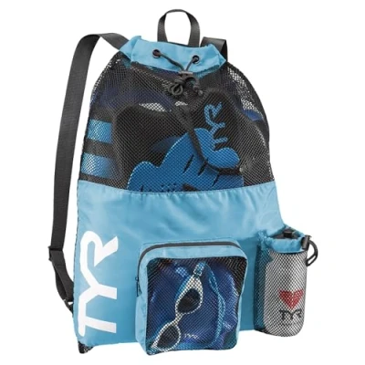 Imagen de TYR Big Mesh Mummy Bolsillo, Unisex adulto, azul azul, 40 L