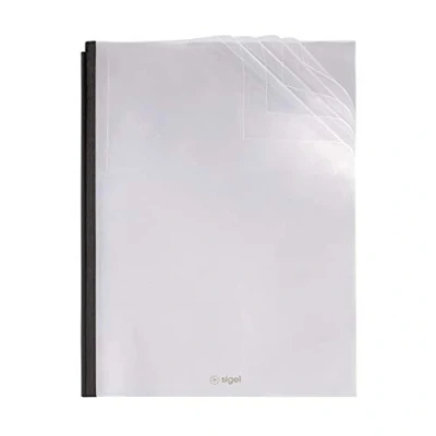 Imagen de SIGEL CF300 Fundas de plástico transparente, 22,5x30x0,2 cm Conceptum flex