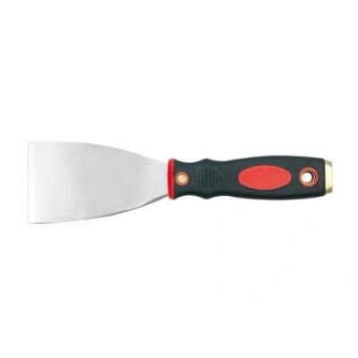 Imagen de VOREL 05905 raspador, acero inoxidable, mango de doble color con punta metal, 8 cm