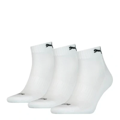 Imagen de Calcetines PUMA tobilleros acolchados unisex, pack de 3 pares