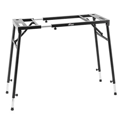 Imagen de Soporte ajustable para teclados y mezcladores marca Tiger Negro de superficie plana