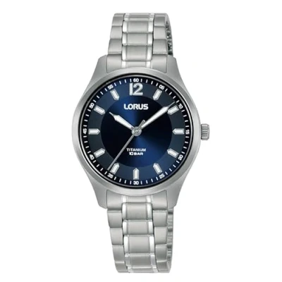 Imagen de Lorus Reloj Analógico de Cuarzo para Hombre con Pulsera Titanio, Plata/Azul
