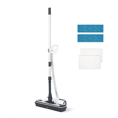 Imagen de Polti Moppy Blanco, Mopa a vapor Sin Cable, para todos los Suelos y Superficies Verticales Lavables, Potencia 1500 W, Capacidad Depósito 0,7 L, Blanco