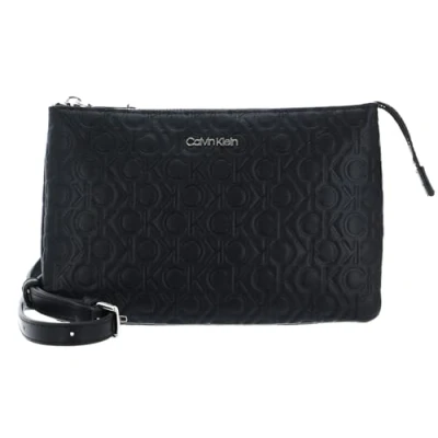 Imagen de Calvin Klein MUST Crossbody Embossed Bandolera, Mujer, Talla: One Size, Black