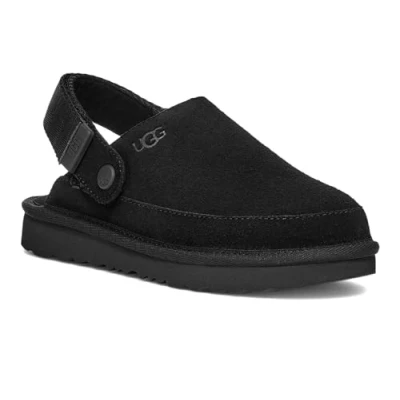 Imagen de UGG Goldenstar Unisex Sandalias planas para niños, Talla: 31, Black Zapatos