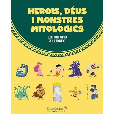 Imagen de Herois, déus i monstres mitològics (2ªED): Estoig amb 3 llibres (MITOLOGIA PER A NENS)