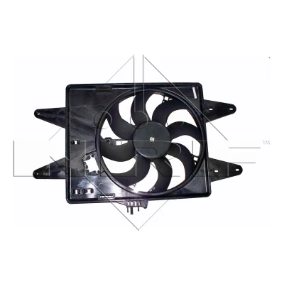 Imagen de NRF 47430 Ventilador de radiador 384 12 250 con bastidor (armazón) FIAT: Doblo I Cargo, Familiar