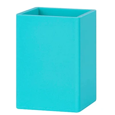 Imagen de APLI 18449 Cubilete de silicona portalápices TURQUESA Nordik Collection. Medida 70 x 95 mm