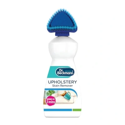 Imagen de Dr. Beckmann Removedor de manchas para tapicería Elimina incluso y olores difíciles sofás, asientos coche, etc. incl. cepillo aplicador 400 ml [El embalaje puede variar]