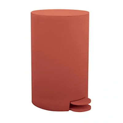 Imagen de MSV PAPELERA OSAKI DE 3L CAPACIDAD EN COLOR TERRACOTA CON PEDAL PARA UNA FACIL APERTURA, FABRICADA POLIPROPILENO