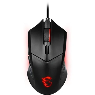 Imagen de MSI Clutch GM08 4200 DPI Ratón óptico para juegos con cable LED rojo