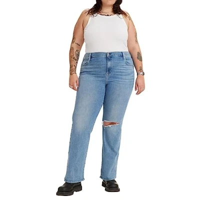 Imagen de Levi&#039;s Plus Size 726 High Rise Flare, Mujer, Medium Indigo Destructed, 20 S