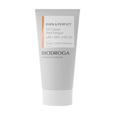 Imagen de BIODROGA Medical Institute Even &amp; Perfect CC Cream Anti fatiga SPF 20 30 ml Cuidado facial, antifatiga, optimización de la tez, ácido hialurónico, complejo vitamínico, sin parabenos, silicona,
