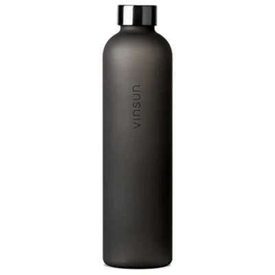 Imagen de VINSUN Botella Agua 1 Litro azul Tritan sin BPA, Prueba de Fugas, Reutilizable Cantimplora Deporte para Gimnasio, Colegio, Bicicleta, Oficina, Senderismo