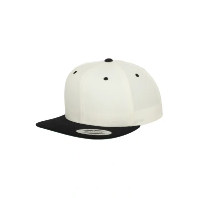 Imagen de Flexfit Classic Snapback 2TONE Gorra, Talla: One Size, White/black