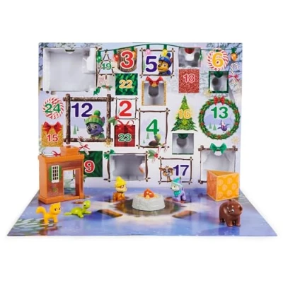 Imagen de Patrulla Canina CALENDARIO ADVIENTO 2022 Con 24 Figuras, Accesorios y Juguetes Sorpresa 6063791 Niños 3 Años +