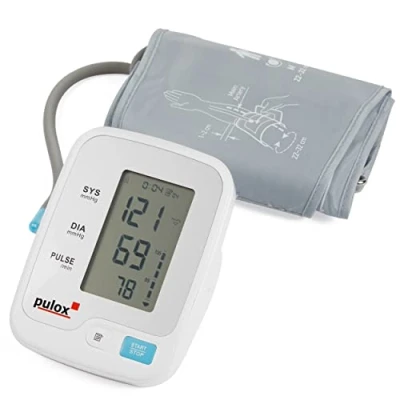Imagen de Pulox BMO 120 Tensiómetro de Brazo Medición automática la tensión arterial y el pulso Con memoria datos para 2 usuarios