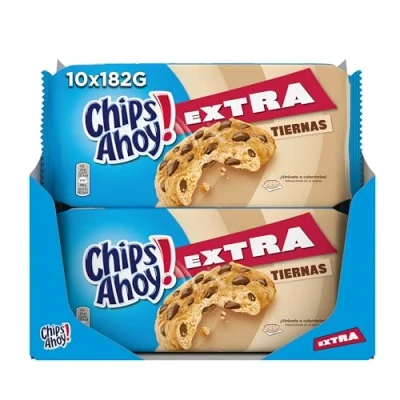Imagen de Chips Ahoy! Extra Tiernas Galletas Cookies Americanas con Pepitas de Chocolate 208g