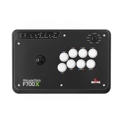 Imagen de MAYFLASH Wireless Arcade Fighting Stick F700X para Xbox Series, PS4, Switch, Windows, Apple, Android y más. Fight compatible con Bluetooth inalámbrico, receptor 2.4G conexión por cable.