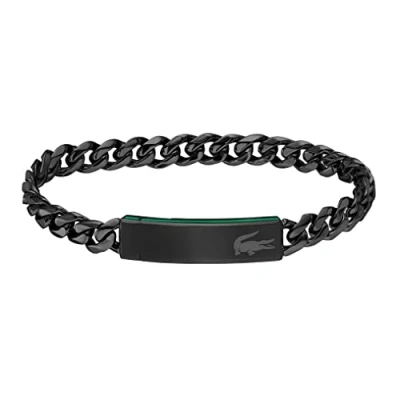 Imagen de Lacoste Baseline Pulsera, Hombre, Talla: One Size, Schwarz