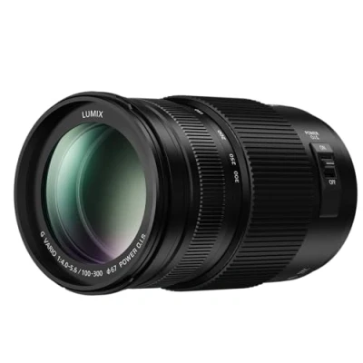Imagen de Panasonic LUMIX H FSA100300 II Objetivo Tele Zoom para cámaras de montura M4/3 (Focal 100 300 mm, F4 F5.6, tamaño filtro 67 POWER O.I.S), negro