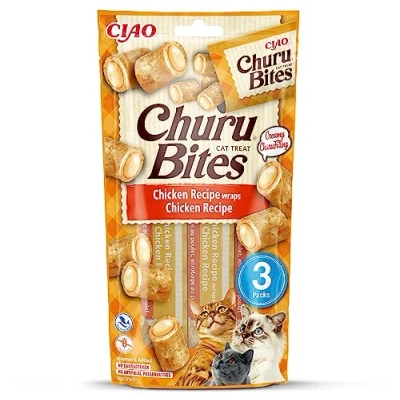 Imagen de CHURU Cat Bites Receta DE Pollo 3X 10GR