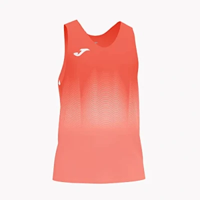 Imagen de Joma Elite VII Camiseta Running sin Mangas, Niños, Negro Blanco, 4XS 3XS