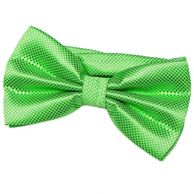 Imagen de DonDon Pajarita para hombre de 12 x 6 cm ajustable y lista usar verde