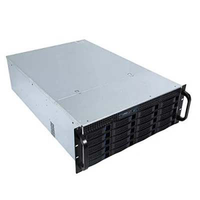 Imagen de UNYKAch Caja Rack 19&quot; 4U Hot Swap (Sustitución de Bahías en Caliente) HSW4520 ATX, 20 Bahías, para Discos 3,5″ o 2.5, 3 Ventiladores 120 mm y 2 80 mm, 1 USB 2.0 3.0