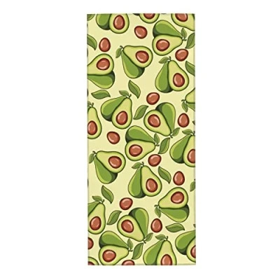 Imagen de Green Avocado Hand Towels Microfiber Wash Cloth Facial Cleansing Face Super Absorbent Quick Dry Soft Durable Towel for Women Men 12x27.5in
