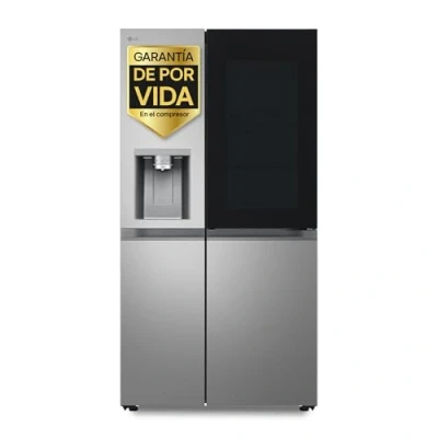 Imagen de LG GSXE80PYBD Frigorífico Side by Side, Serie 800, Instaview Door In Door, Clasificación D, 628 L, Inox antihuellas,