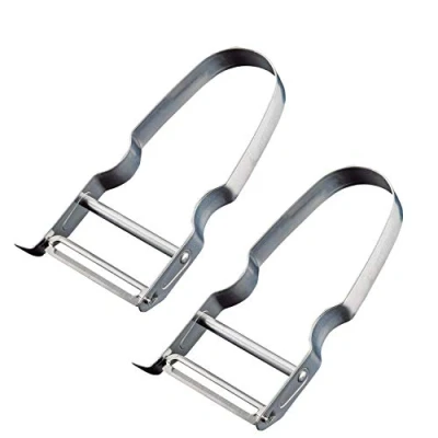 Imagen de Westmark Spargelschäler Monopol Edition Pelador espárragos, Acero Inoxidable, Verdura Silver 2pcs