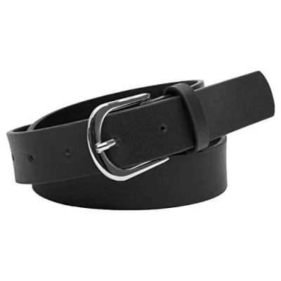 Imagen de BlackButterfly Cuero Genuino 100% Cinturón de Jeans (Negro, XXL)