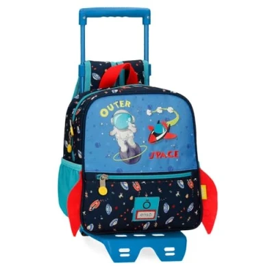 Imagen de Enso Outer Space Mochila Preescolar con Carro Multicolor 23x25x10 cms Poliéster 5,75L