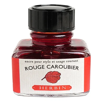 Imagen de Herbin 13022T Bote de tinta para estilográficas y rollerball 30 ml Rojo &quot;caroubier&quot;