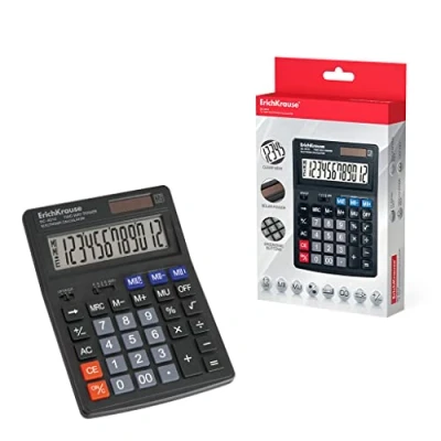 Imagen de CALCULADORA DE SOBREMESA 12 Digit DC 4512 Erich Krause 54512