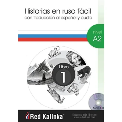 Imagen de Historias en ruso fácil. Nivel A2. Libro 1: Con traducción al español y audio (LECTURA FACIL)
