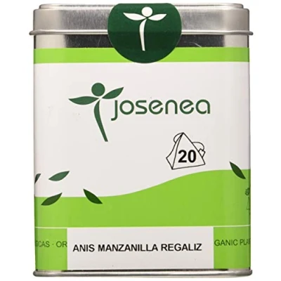 Imagen de Josenea Anis Manzanilla Regaliz Lata 20 Sobres 1 Unidad