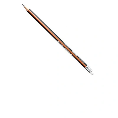 Imagen de Maped Black &#039;Peps m851722 lápiz 2B con goma de borrar negro/naranja
