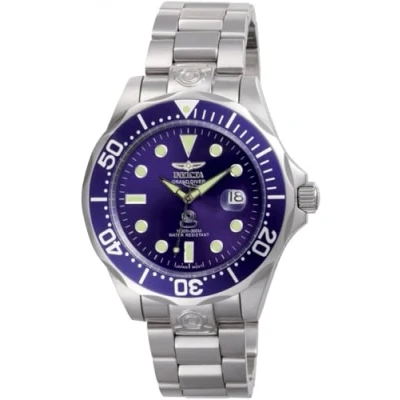 Imagen de Invicta Grand Diver Reloj automático para hombre de acero inoxidable, Plata / Azul, 47 mm