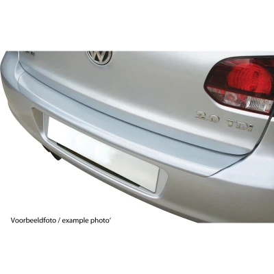 Imagen de Protector del Parachoques Trasero ABS Compatible con Toyota Auris 5 Puertas 2013 8/2015 Plateado &#039;Ribbed&#039;
