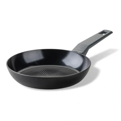 Imagen de Fackelmann Statement Sartén 20cm, Reciclada de Aluminio con Revestimiento Antiadherente Cerámica, Apta para Todo Tipo Cocinas, Incluyendo Inducción, Negro Sombra/Ash Gris