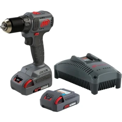 Imagen de Ingersoll Rand D3141 K22 EU IQV20 Taladro Compacto Inalámbrico 50 Nm Torque 18 Posiciones con Mandril 13 mm, LED Luz, 2 Velocidades